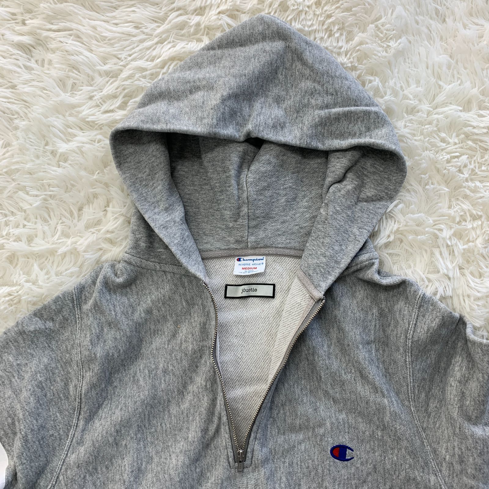 Champion REVERSE WEAVE×jouetie】ハーフジップパーカー／ Mサイズ 
