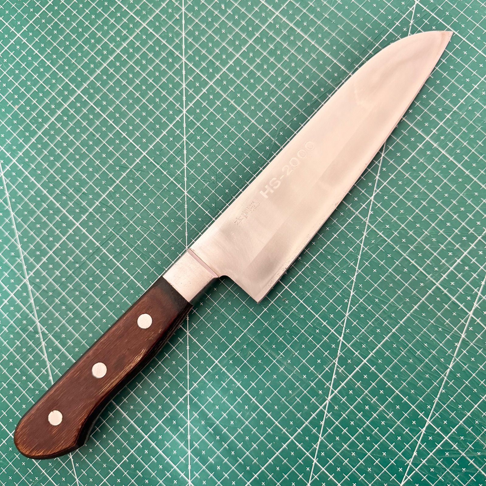 職人研ぎ済☆本割込】☆HS-2000☆三徳包丁☆165mm☆両刃☆職人研ぎ済み