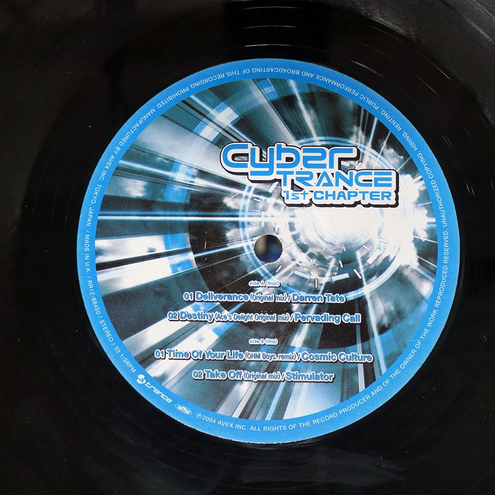 ジャンク,英 UK盤 VA/CYBER TRANCE 1ST CHAPTER/AVEX TRANCE RR1288450