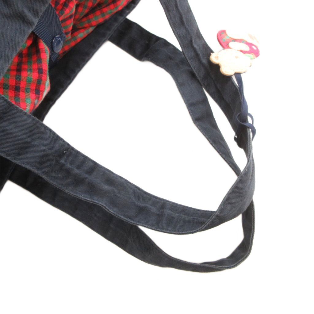 ファミリア Familiar マザーズバッグ トートバッグ チェック チャーム