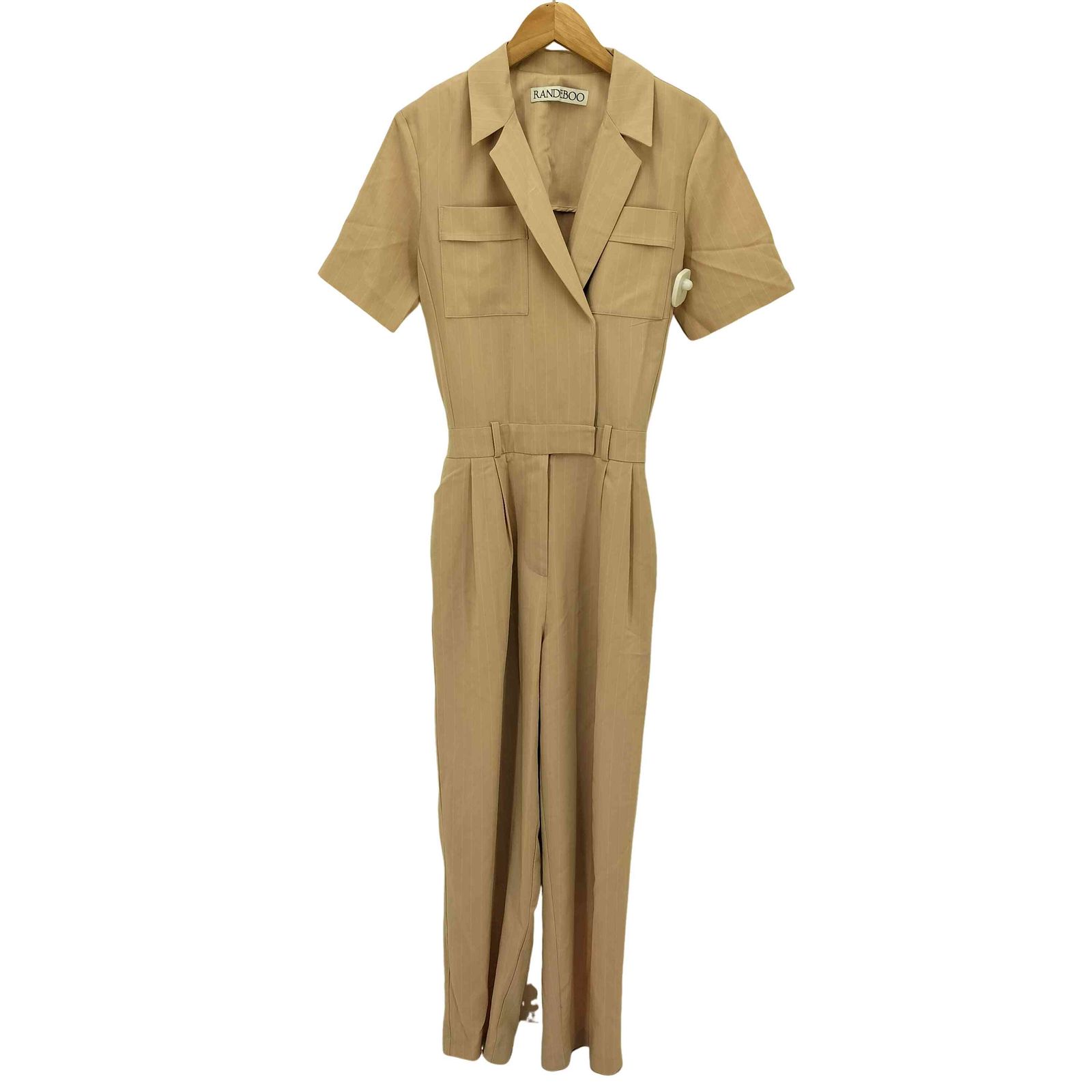 ランデブー randeboo Stripe Jumpsuit ストライプ S/S ジャンプスーツ 