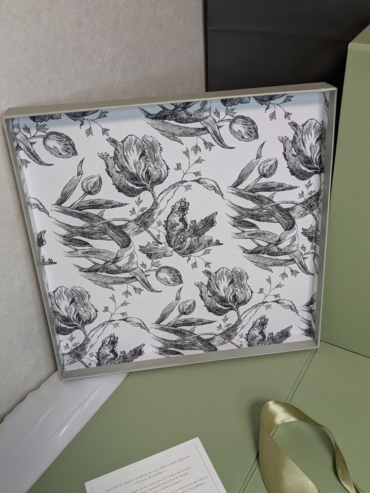 未使用・非売品】ヴァンクリーフ＆アーペル×ジアン コラボ大皿 30cm 
