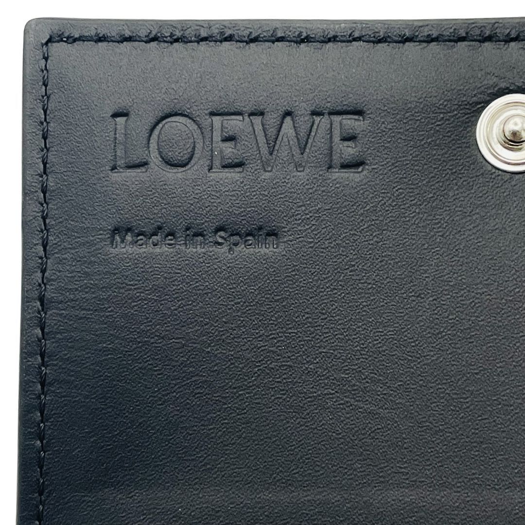 LOEWE ロエベ アナグラム カードケース／名刺入れ レザー ブラック