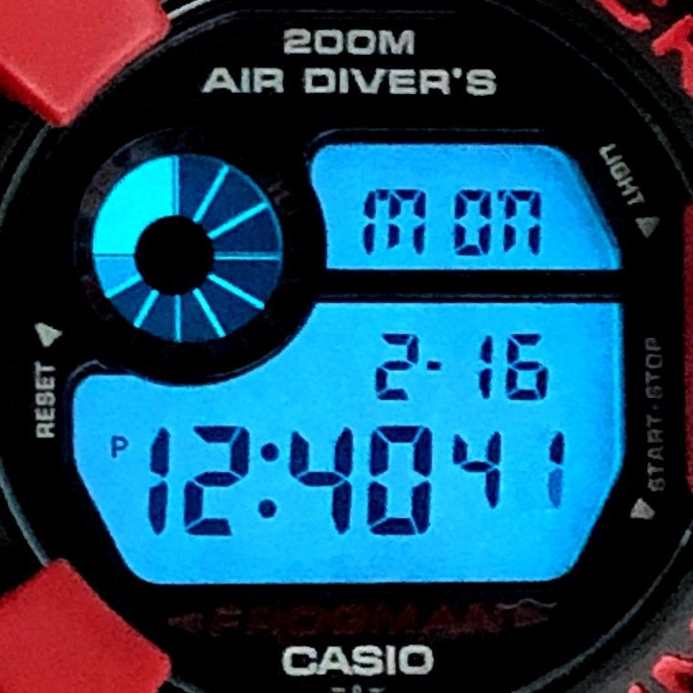 G-SHOCK ジーショック DW-8200NT-4 FROGMAN2000 フロッグマン 赤蛙