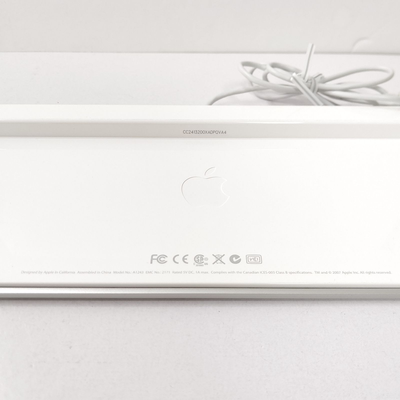 美品 Apple 純正 有線キーボード A1243 アップル Mac テンキー付