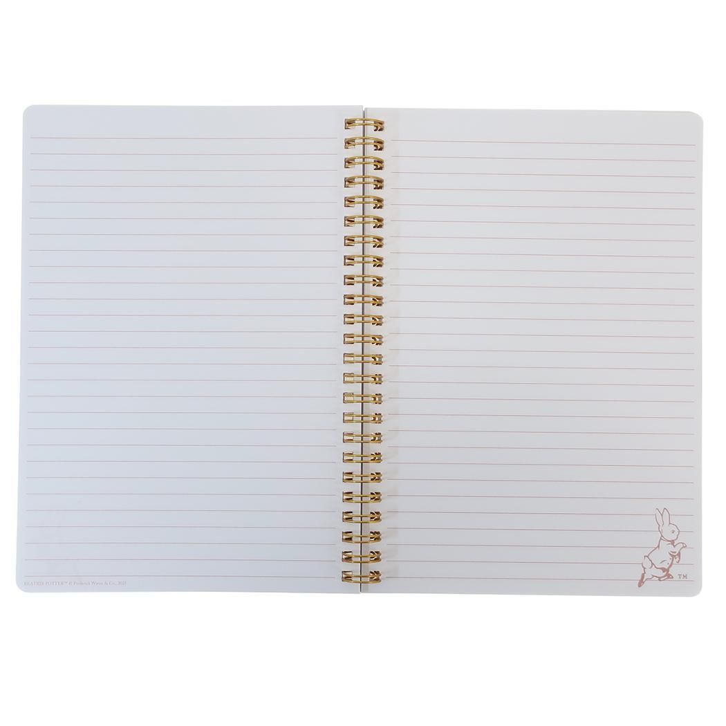 メール便】ピーターラビット リングノート リングノートA5 ブルー S＆C