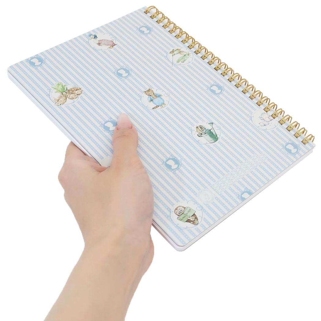 メール便】ピーターラビット リングノート リングノートA5 ブルー S＆C