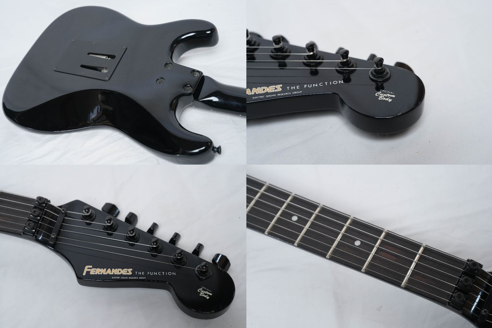 ☆FERNANDES☆FST-65 ALL BLACK THE FUNCTION 日本製 ストラト