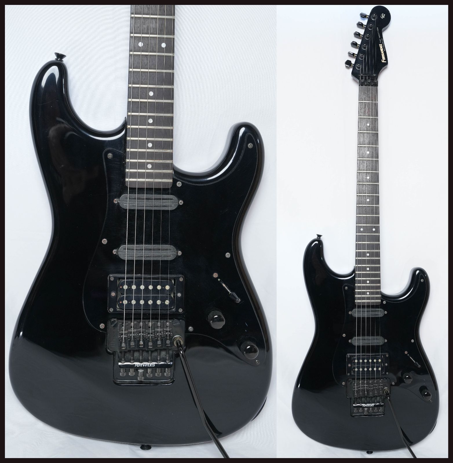 ☆FERNANDES☆FST-65 ALL BLACK THE FUNCTION 日本製 ストラト
