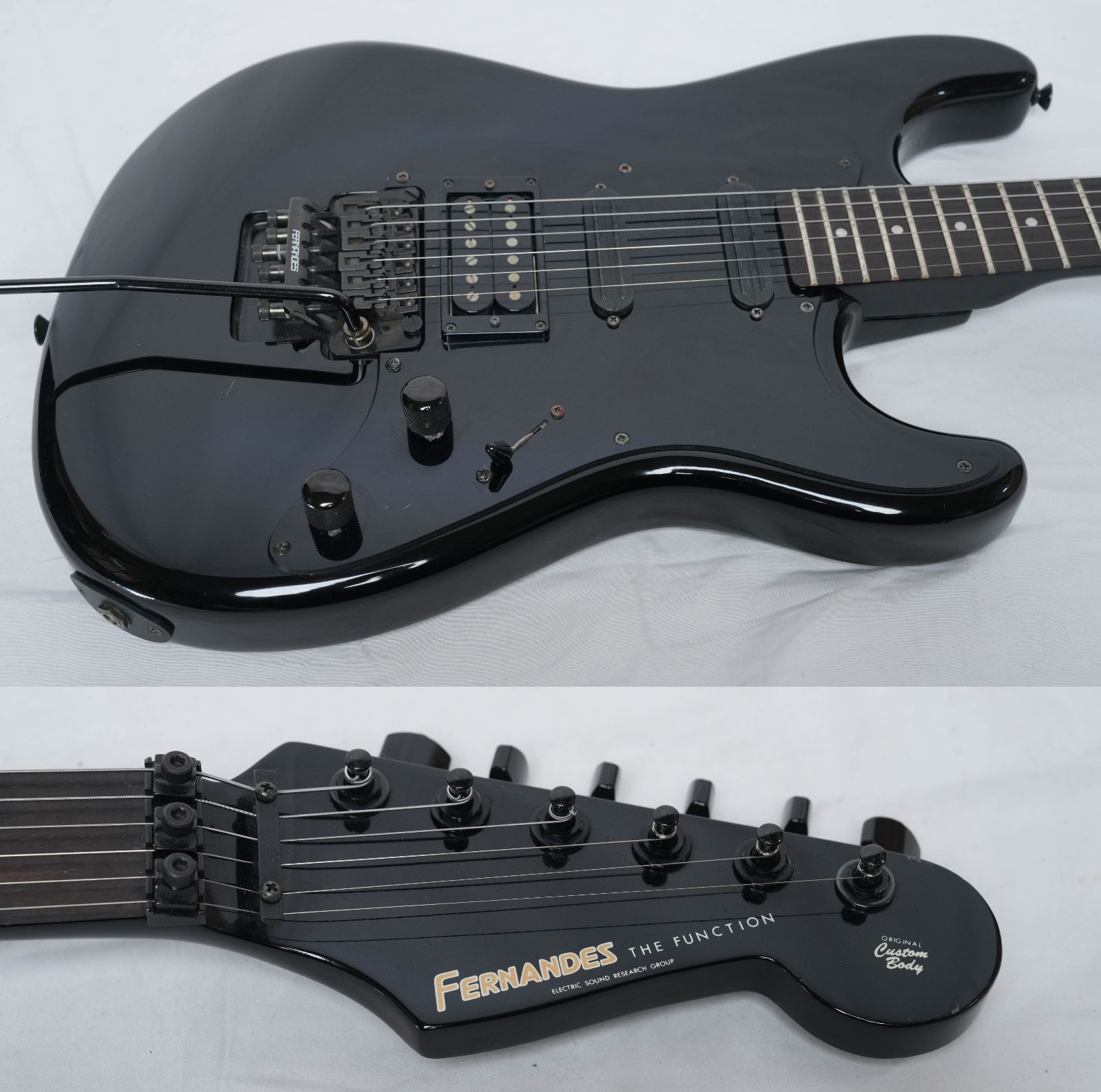 ☆FERNANDES☆FST-65 ALL BLACK THE FUNCTION 日本製 ストラト
