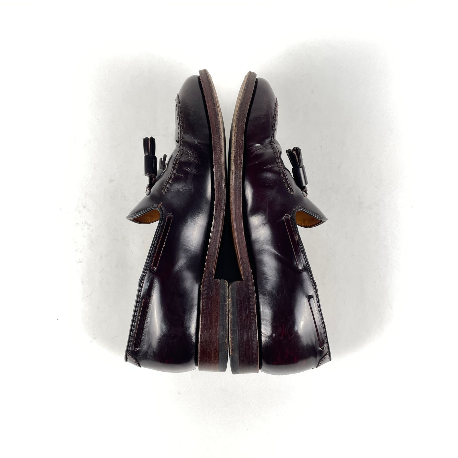 【美品】ユナイテッドアローズ　チロリアンシューズ　レザーシューズ　ワインレッド JALAN SRIWIJAYA UNITED ARROWS ジャラン スリウァヤ ユナイテッド
