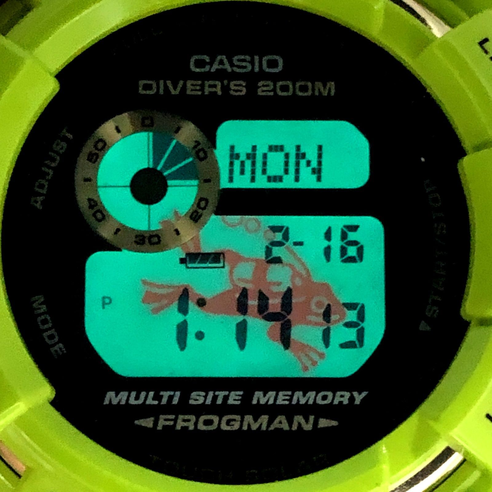 G-SHOCK ジーショック GW-200F-3 フロッグマン 雨蛙 アマガエル タフ