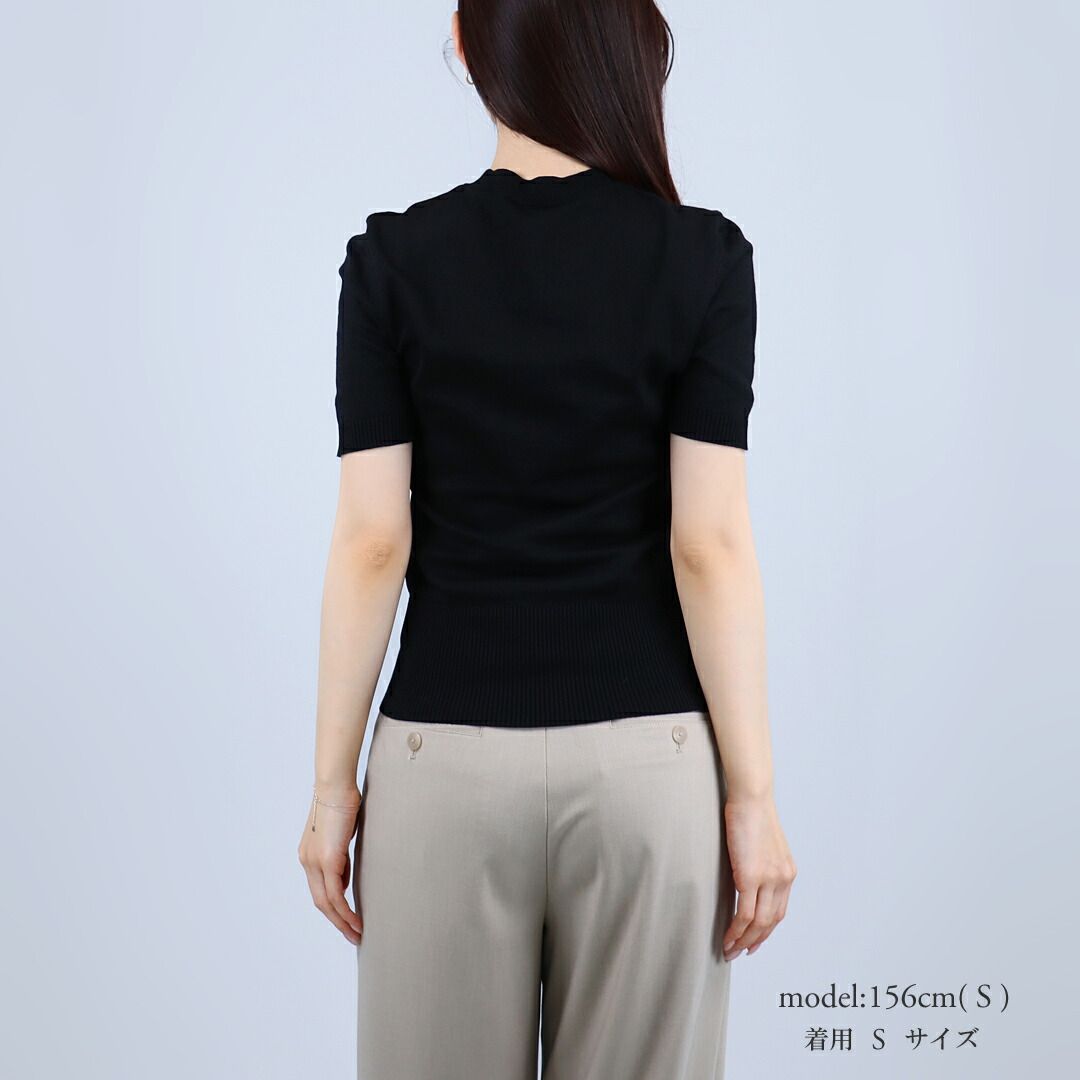 パトゥ PATOU レディース 半袖ニット ロゴニット クルーネックニット