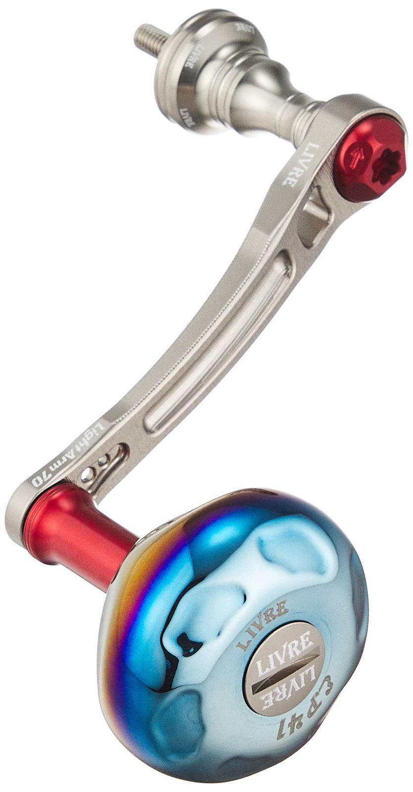 新品 リブレ(LIVRE) ライトアーム 70 EP41ノブ シマノS2用 (チタン