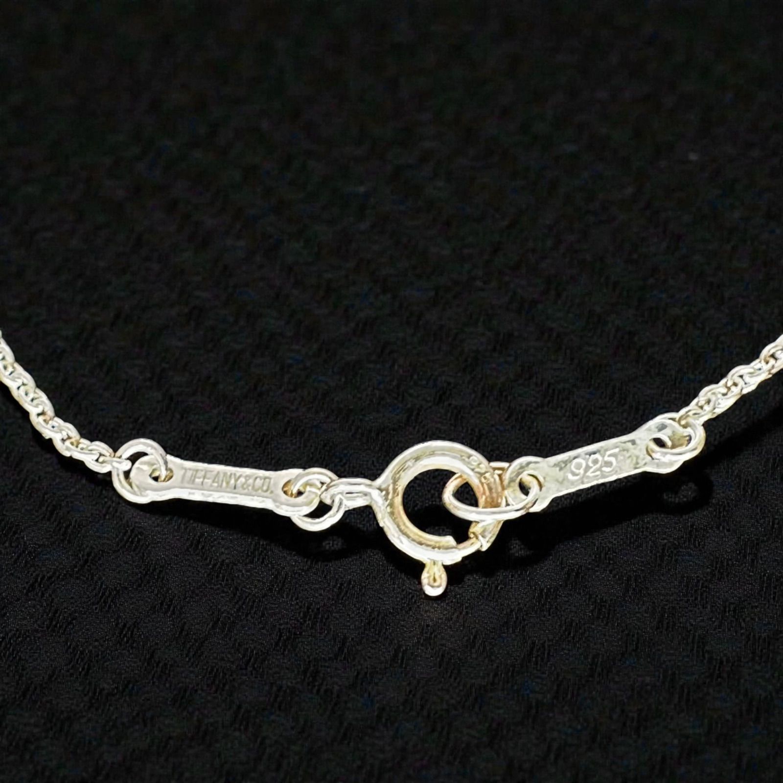 ティファニー オープンハート ネックレス シルバー 箱付 正規品 Elsa