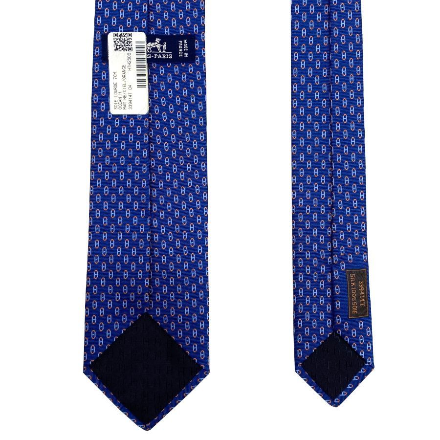 国内完売商品【新品】エルメス HERMES ネクタイ シルクツイルタイ 7cm