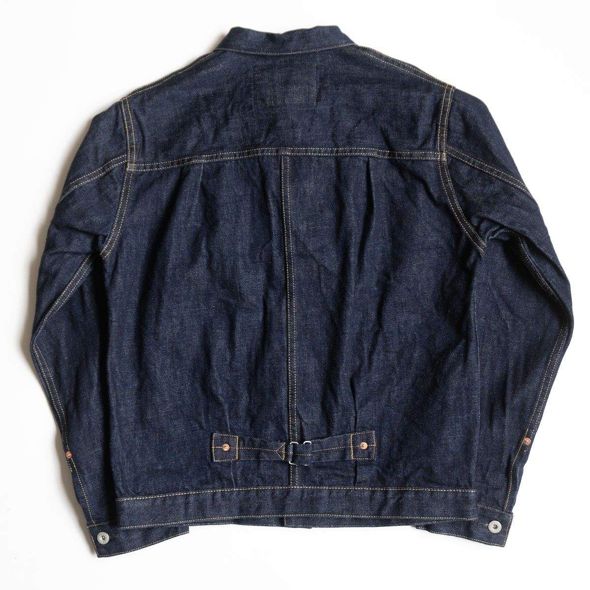 美品濃紺/ビッグサイズ】児島ジーンズ【1st デニムジャケット】L T