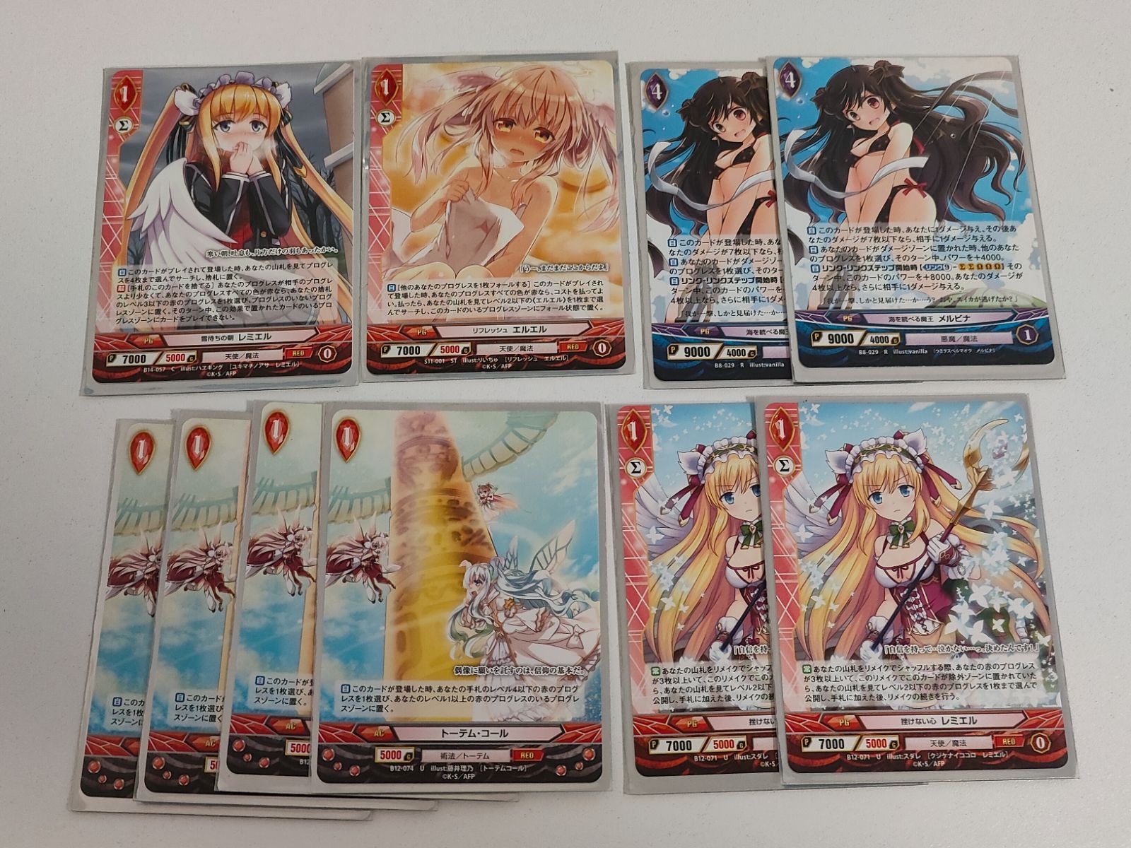 fym33-18 【アンジュヴィエルジュ】エルエル デッキ スリーブ付き SR