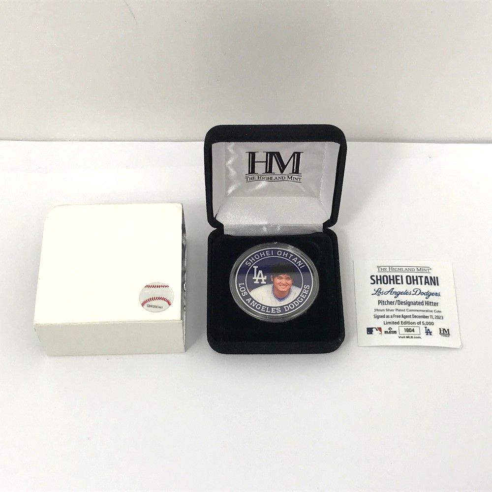 大谷翔平 ロサンゼルスドジャース 移籍記念コイン(メダル) 5000個限定