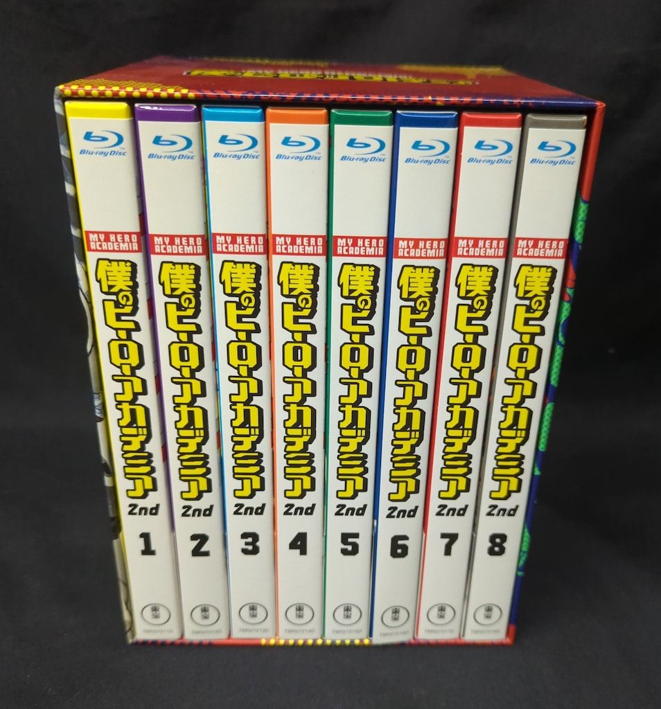 アニメBlu-ray 僕のヒーローアカデミア 2nd 初回生産限定版全8巻