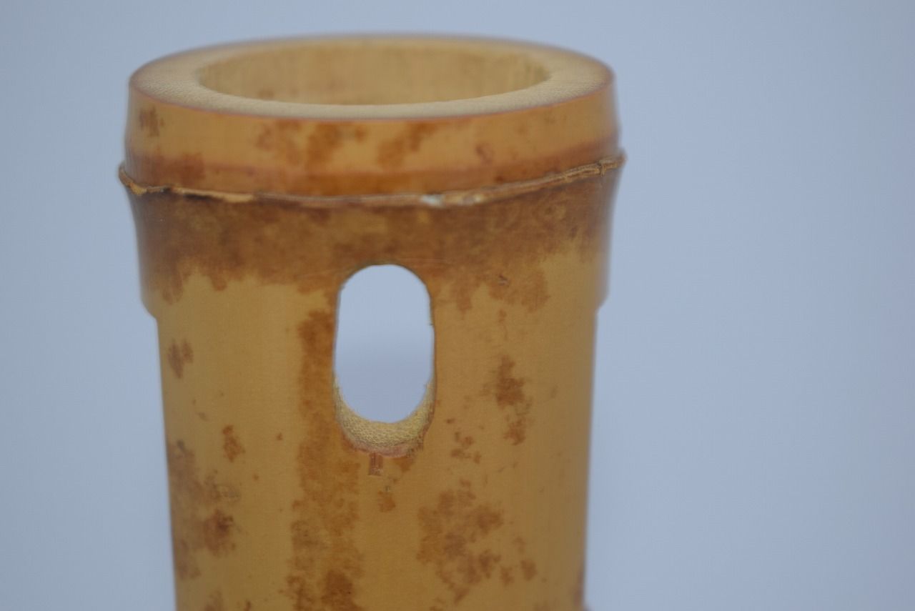 茶道具 花入 染み竹 一重切 08-9604 - メルカリ