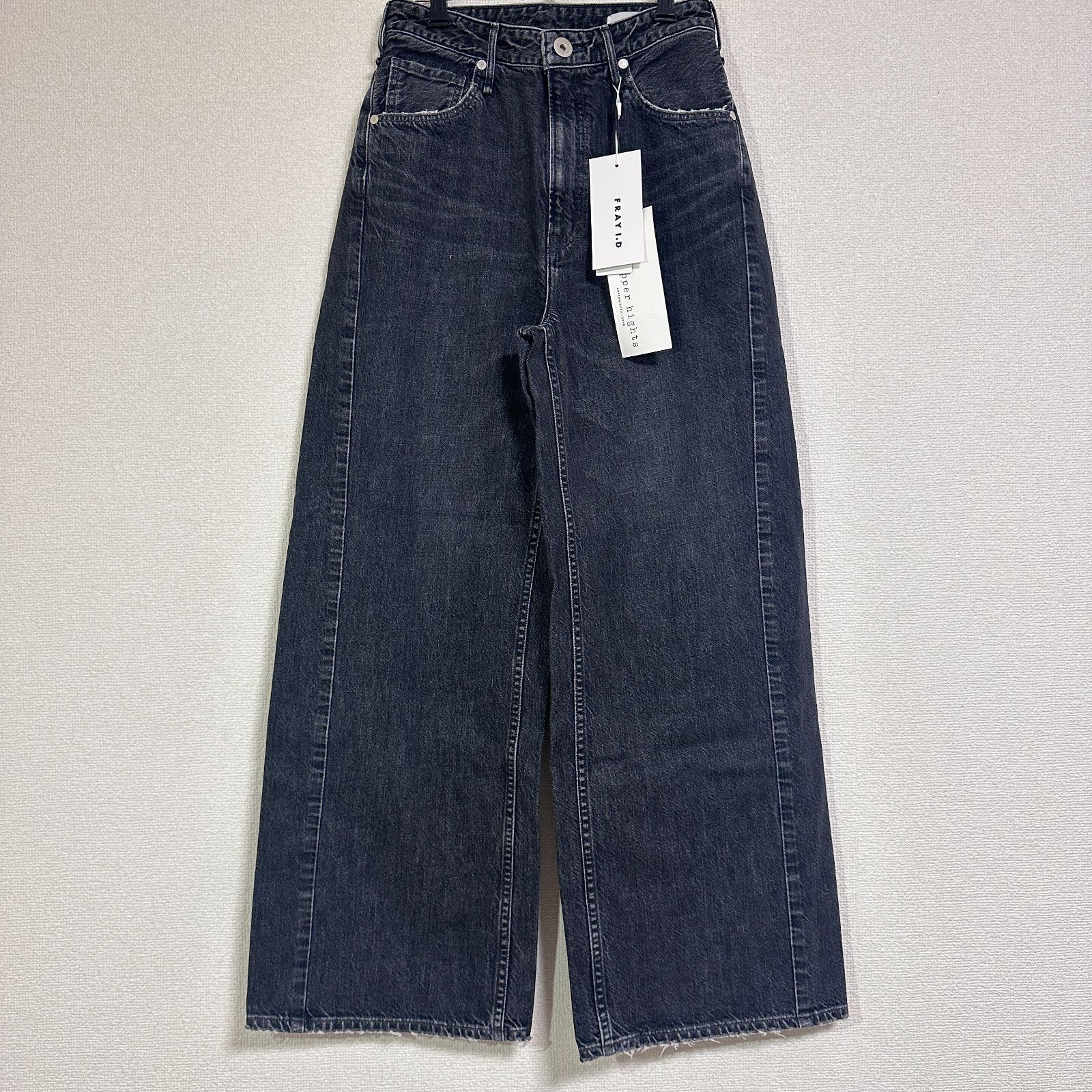 タグ付 FRAY I.D 25SS upper hightsコラボ THE TIBBYデニムパンツ USED