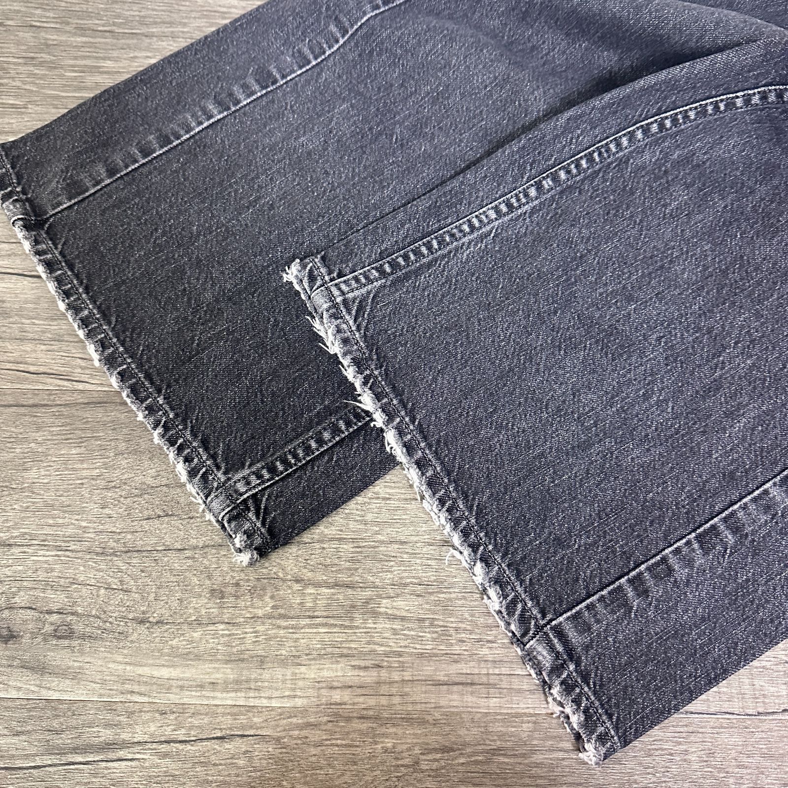 タグ付 FRAY I.D 25SS upper hightsコラボ THE TIBBYデニムパンツ USED