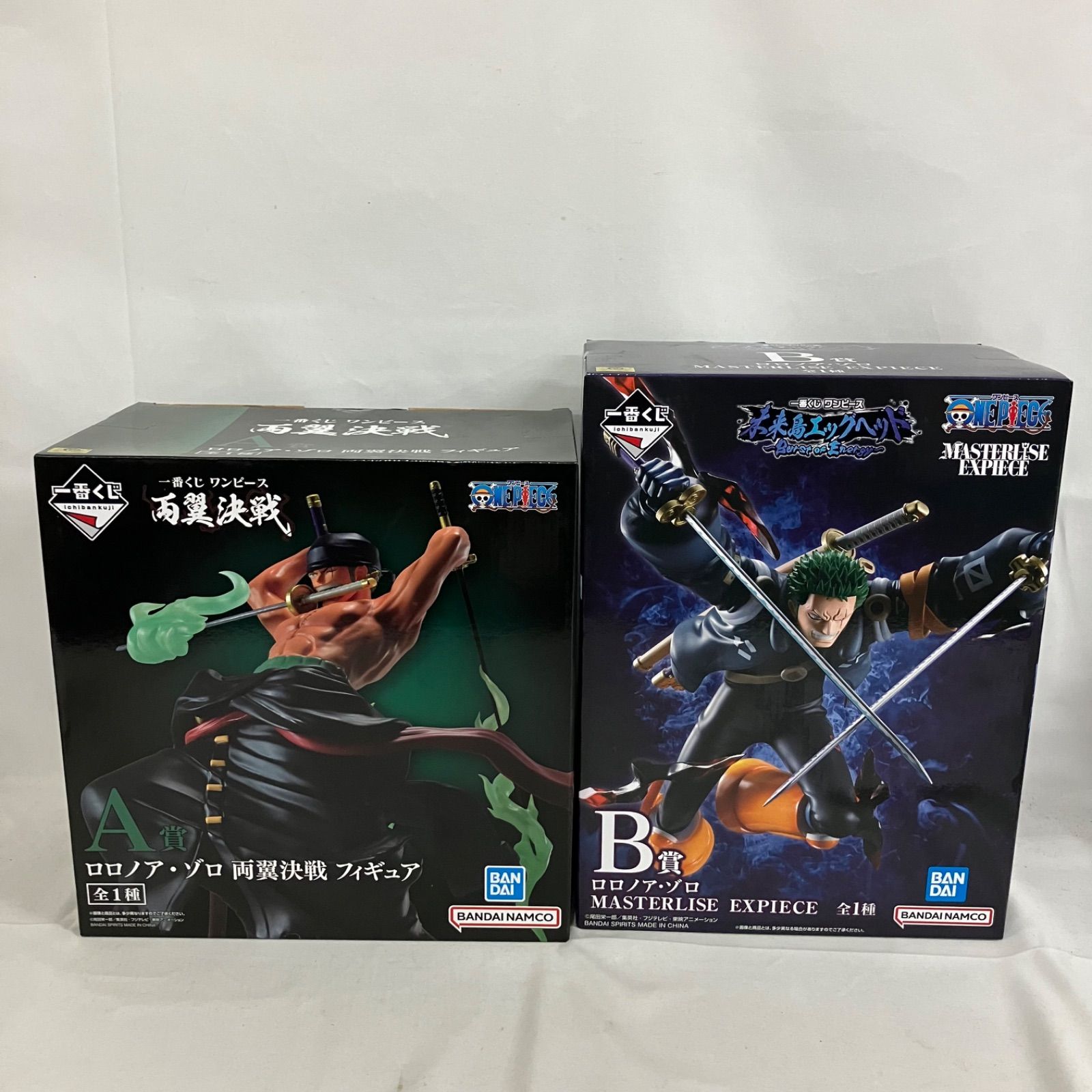 未開封 一番くじ ワンピース ONE PIECE ロロノア・ゾロ フィギュア 2個