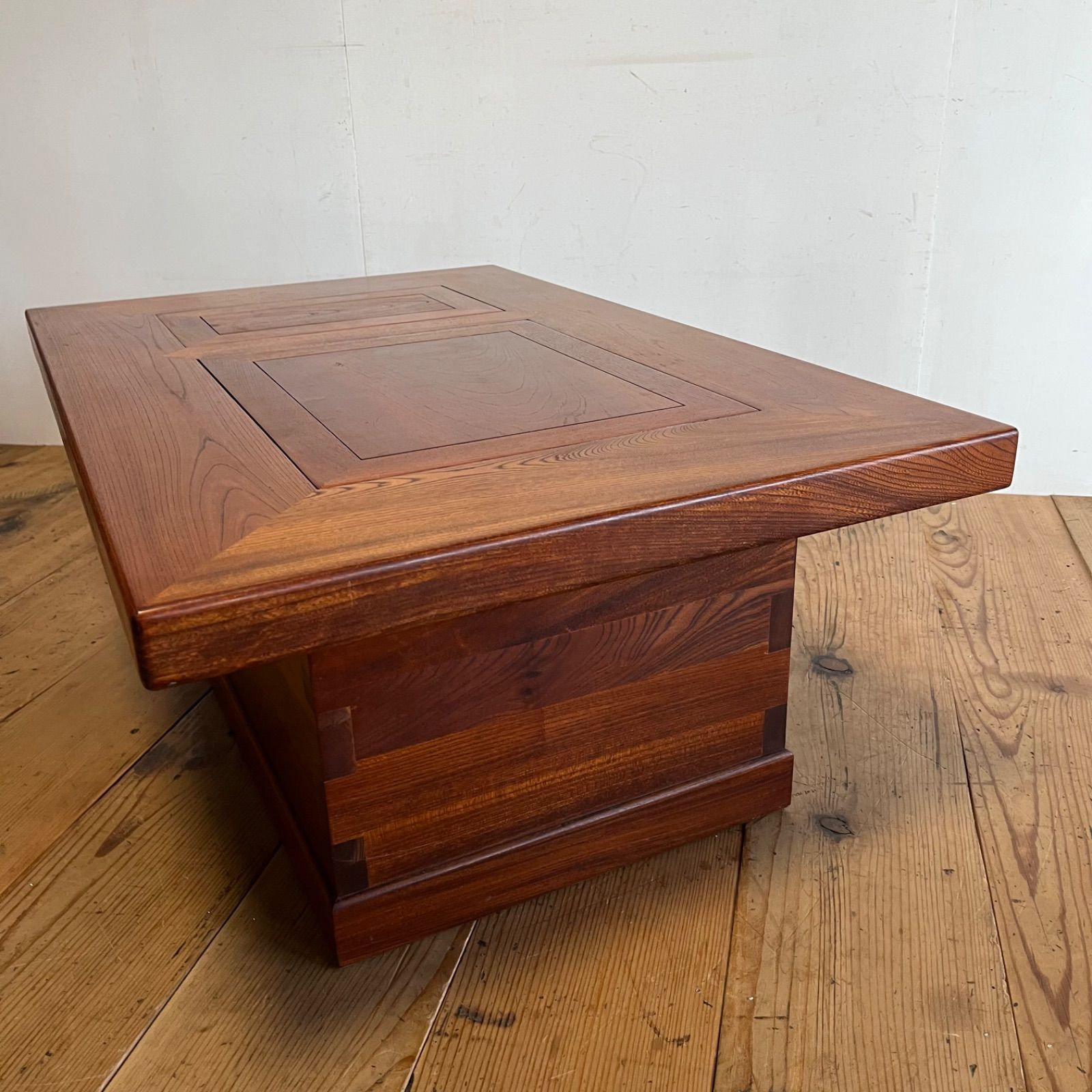 アンティーク 関西長火鉢 銅張り 古民家 家具 昭和レトロ 天然木材 欅