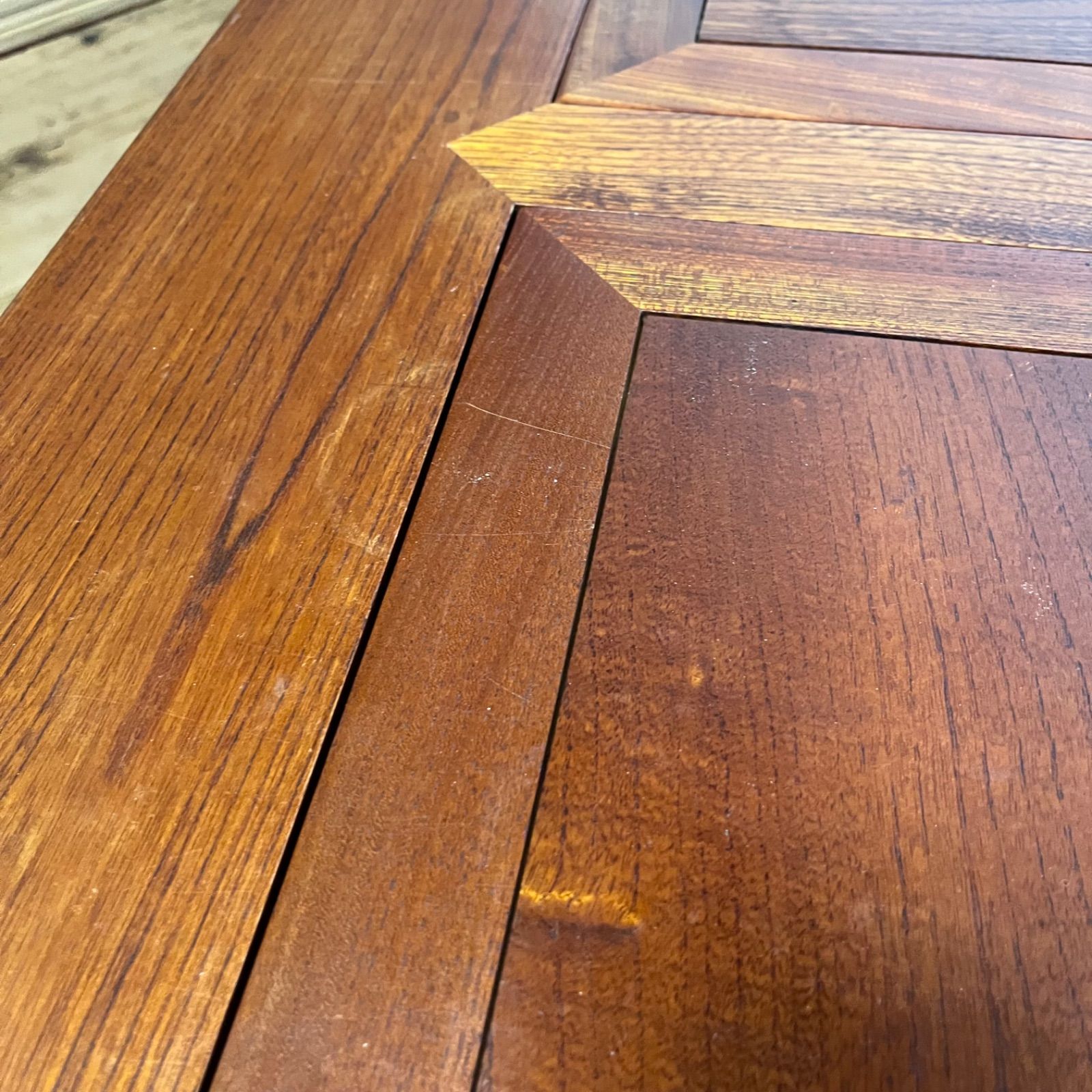 アンティーク 関西長火鉢 銅張り 古民家 家具 昭和レトロ 天然木材 欅