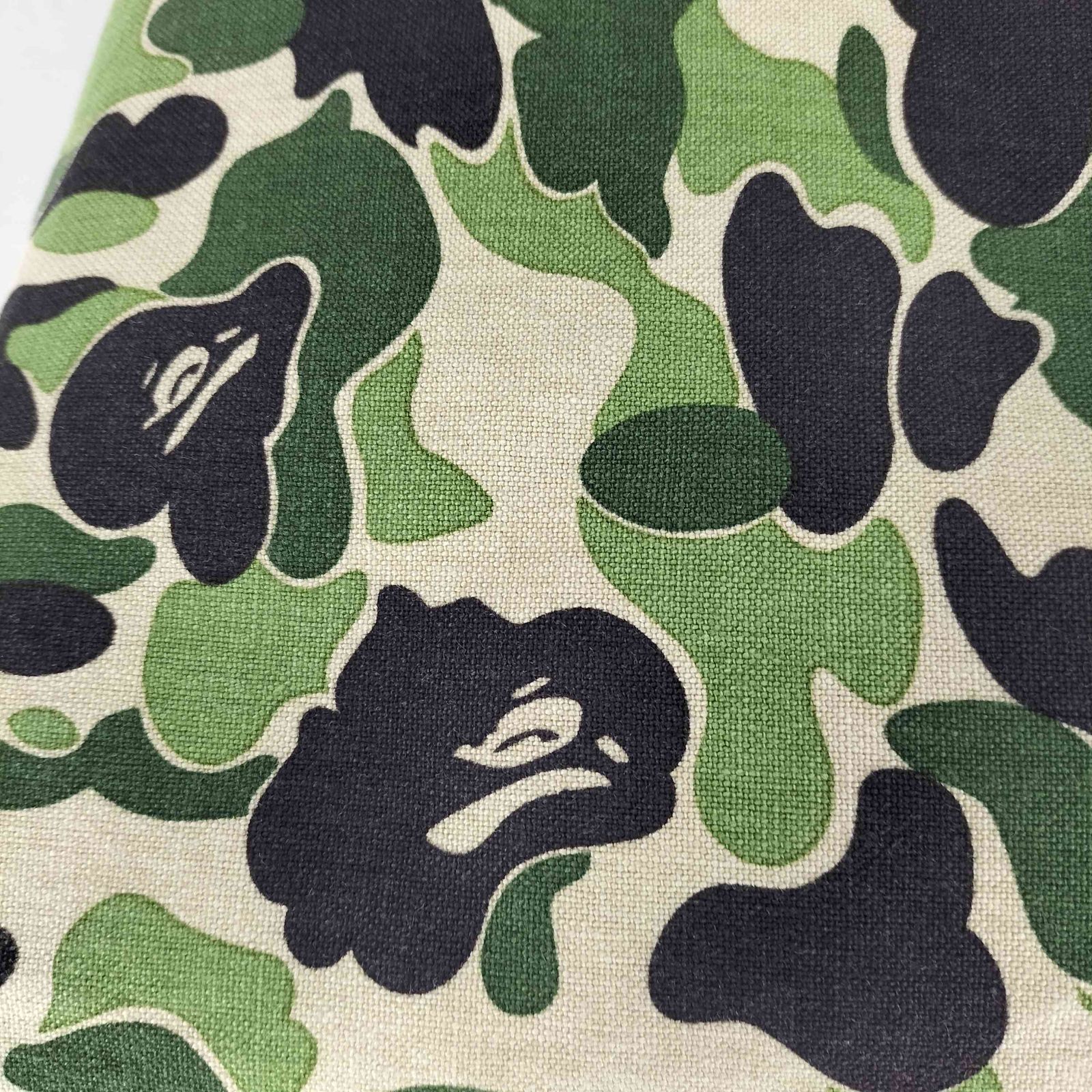 アベイシングエイプ A BATHING APE カモ柄トートバッグ 初期タグ 
