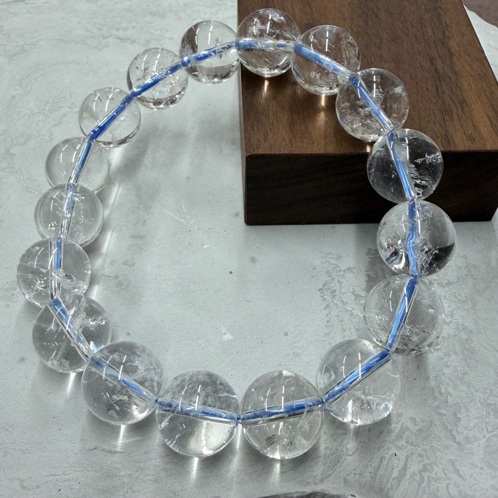 ヒマラヤ水晶 ブレスレット エレスチャルクォーツ ガネッシュヒマール 