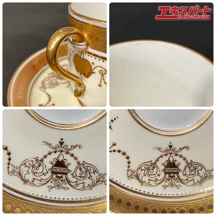 ミントン Minton デミタス カップ&ソーサー C/S 金彩 戸塚店 - メルカリ