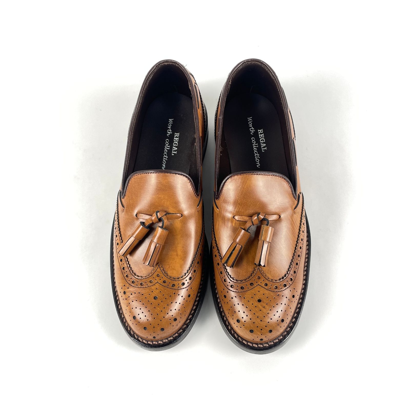 REGAL WORTH COLLECTION V088 ウイングチップ タッセルローファー
