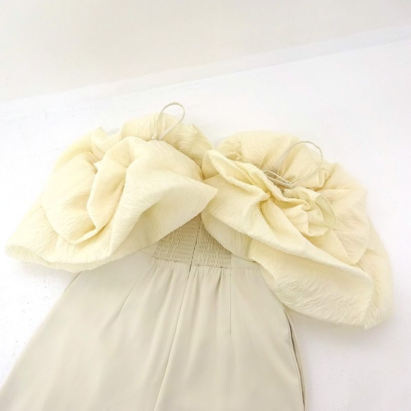 三重店】eimy istoire ジャガードコンビネゾン アイボリー 1124530899 