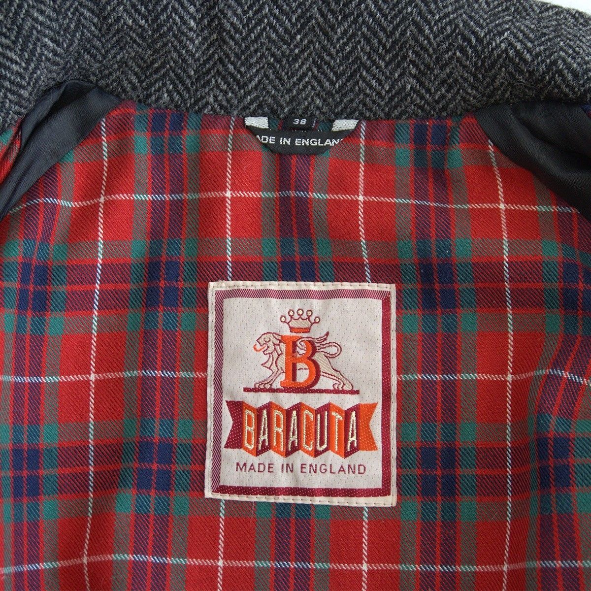 美品】BARACUTA【×Harris Tweed G9 スウィングトップ ハリントン