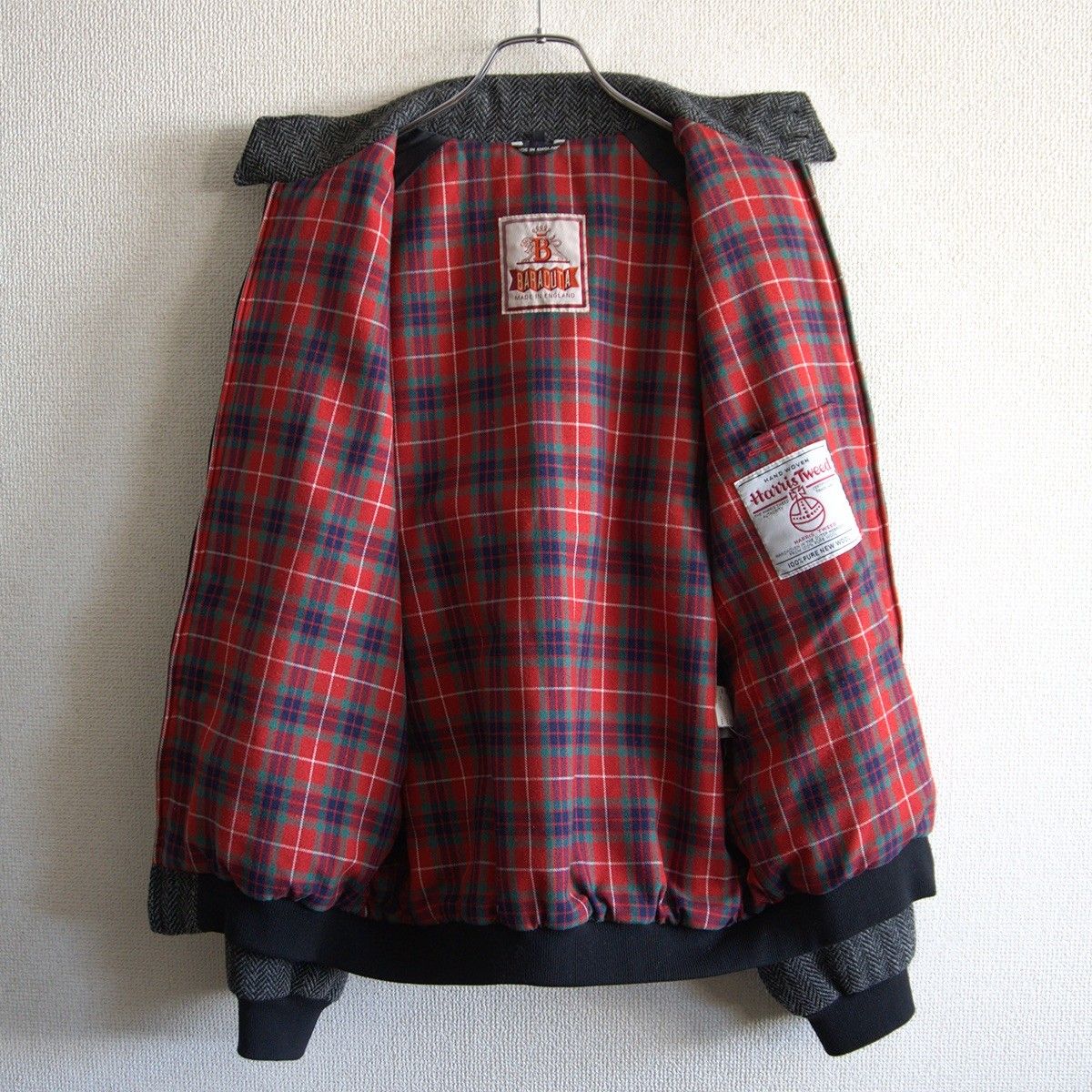 美品】BARACUTA【×Harris Tweed G9 スウィングトップ ハリントン