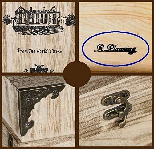 r_planning 木製 ワイン ケース ギフト ボックス 木箱 1本入れ ウッド