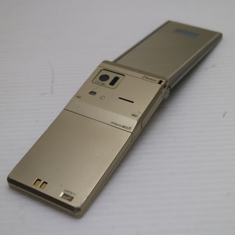 良品中古 F-07F ゴールド 即日発送 ガラケー FUJITSU DoCoMo 本体 白