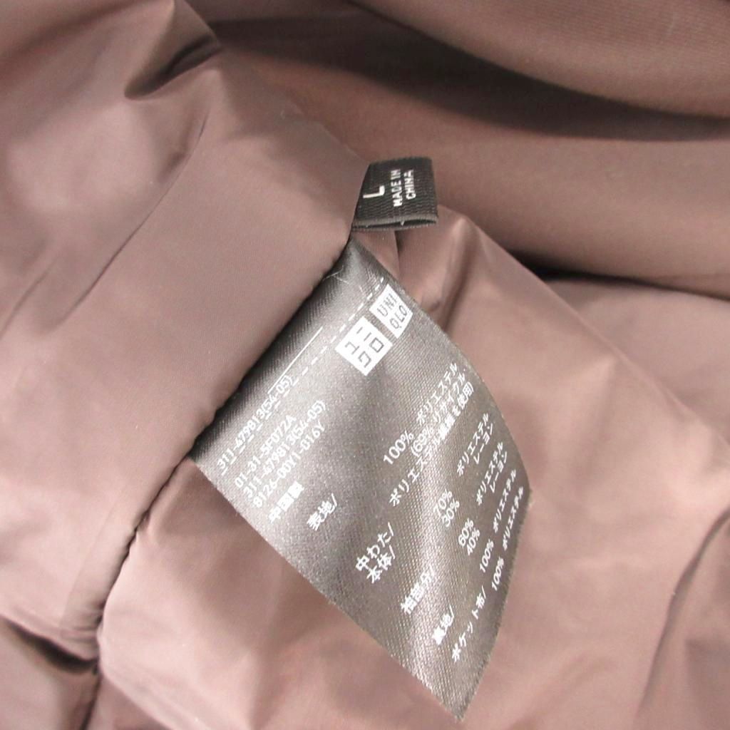 ユニクロ UNIQLO C 25AW パフテックハーフコート ステンカラー ロング