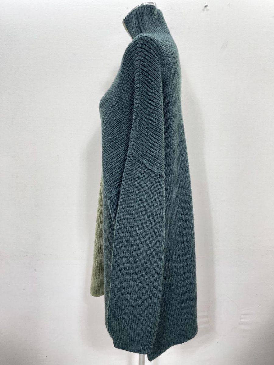 ENFOLD エンフォルド ニット ワンピース size38 M/緑◇□◎レディース