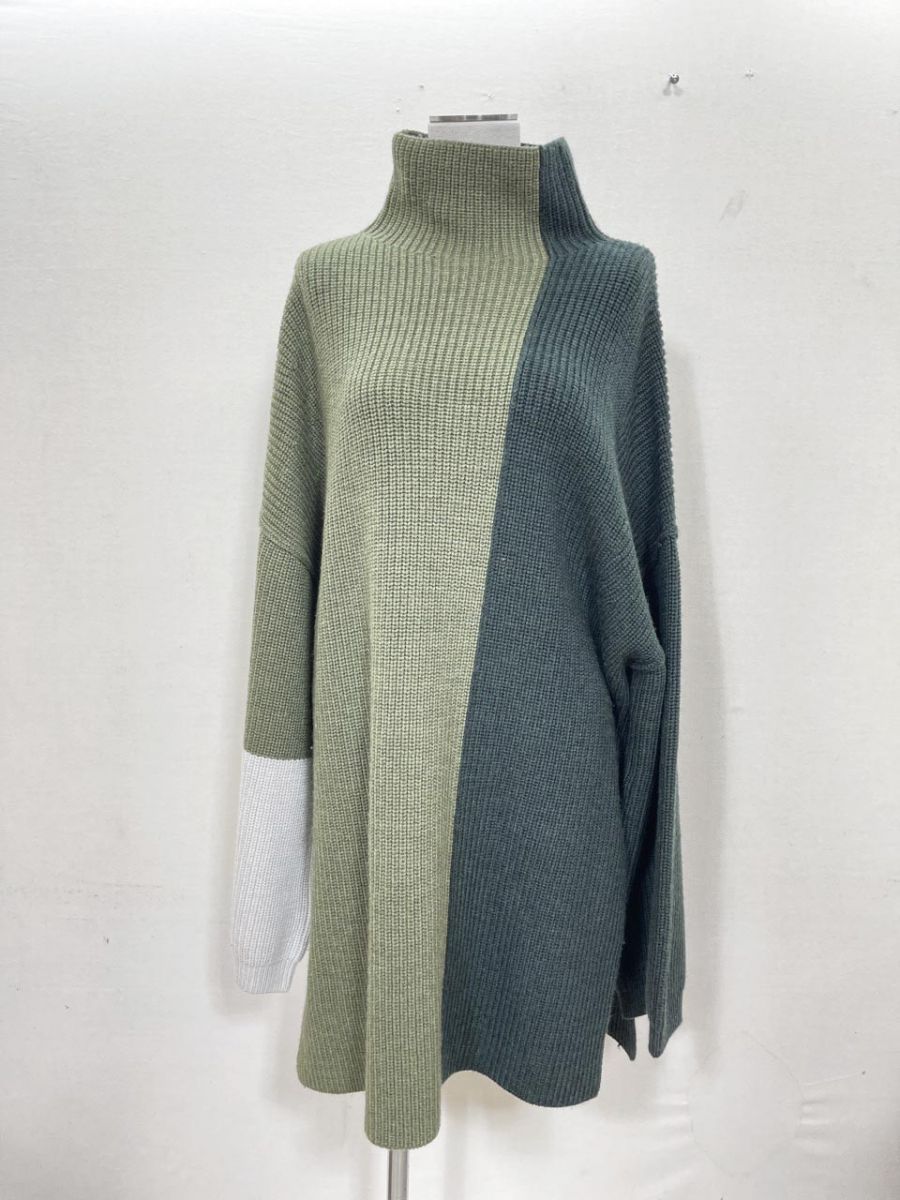 ENFOLD エンフォルド ニット ワンピース size38 M/緑◇□◎レディース