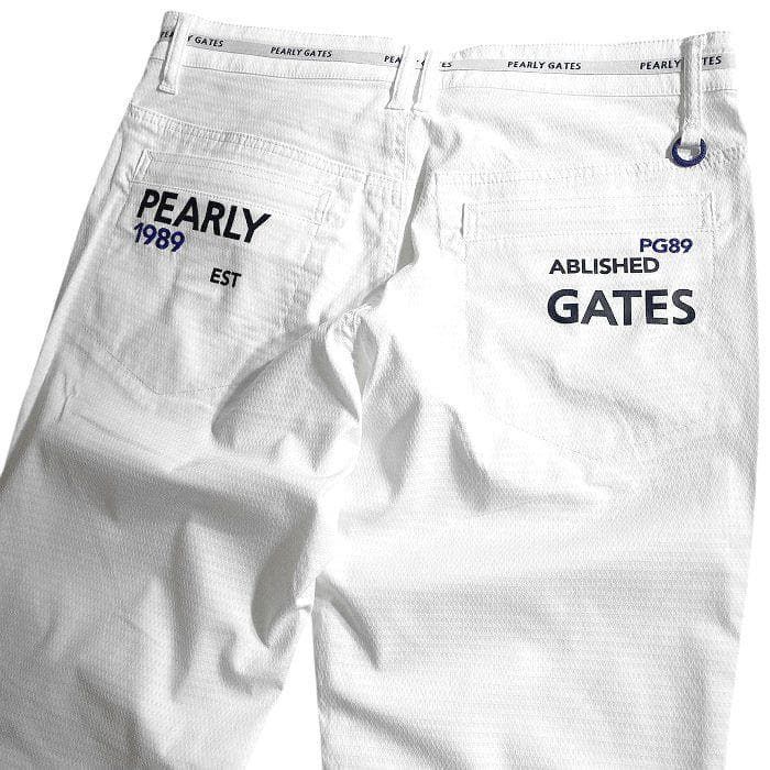 PEARLY GATES パーリーゲイツ ゴルフ 接触冷感 +PLUSCOOL 織り柄