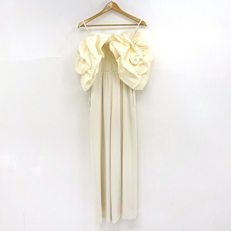 三重店】eimy istoire ジャガードコンビネゾン アイボリー 1124530899 