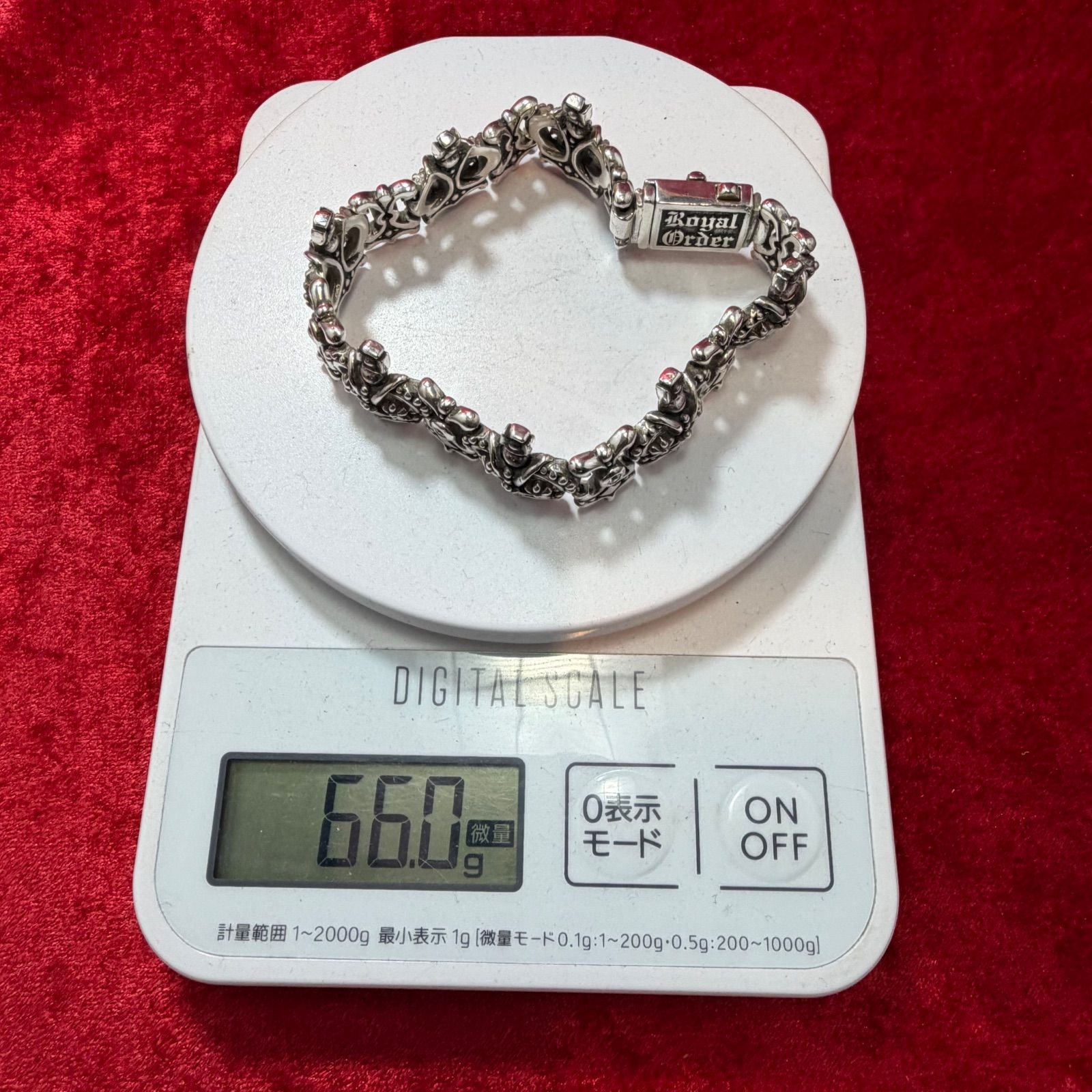 クラウンブレスレット 66g ロイヤルオーダー/ROYALORDER - メルカリ