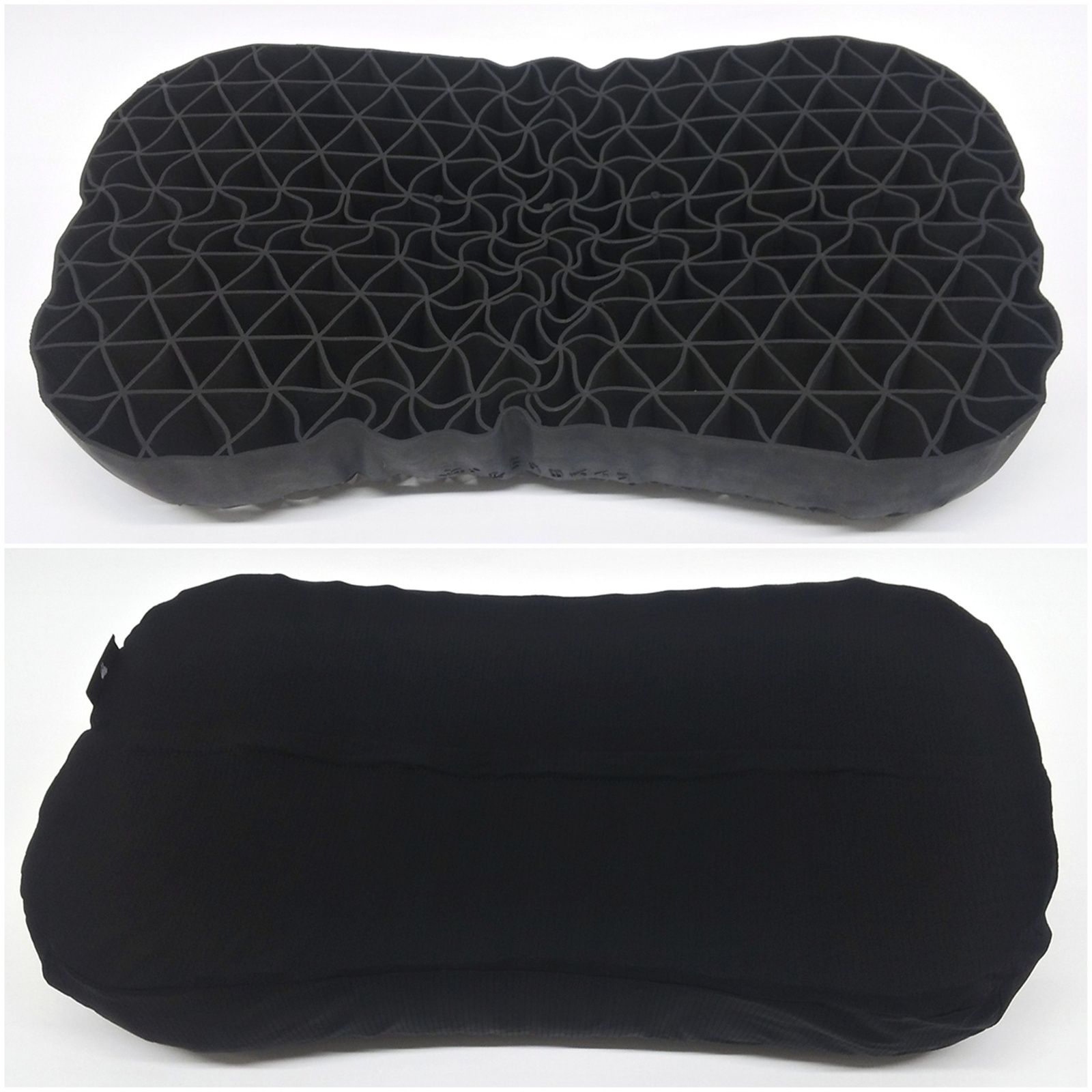 ヒツジのいらない枕 極柔 ブラックレーベル 専用枕カバー付き 黒 650 