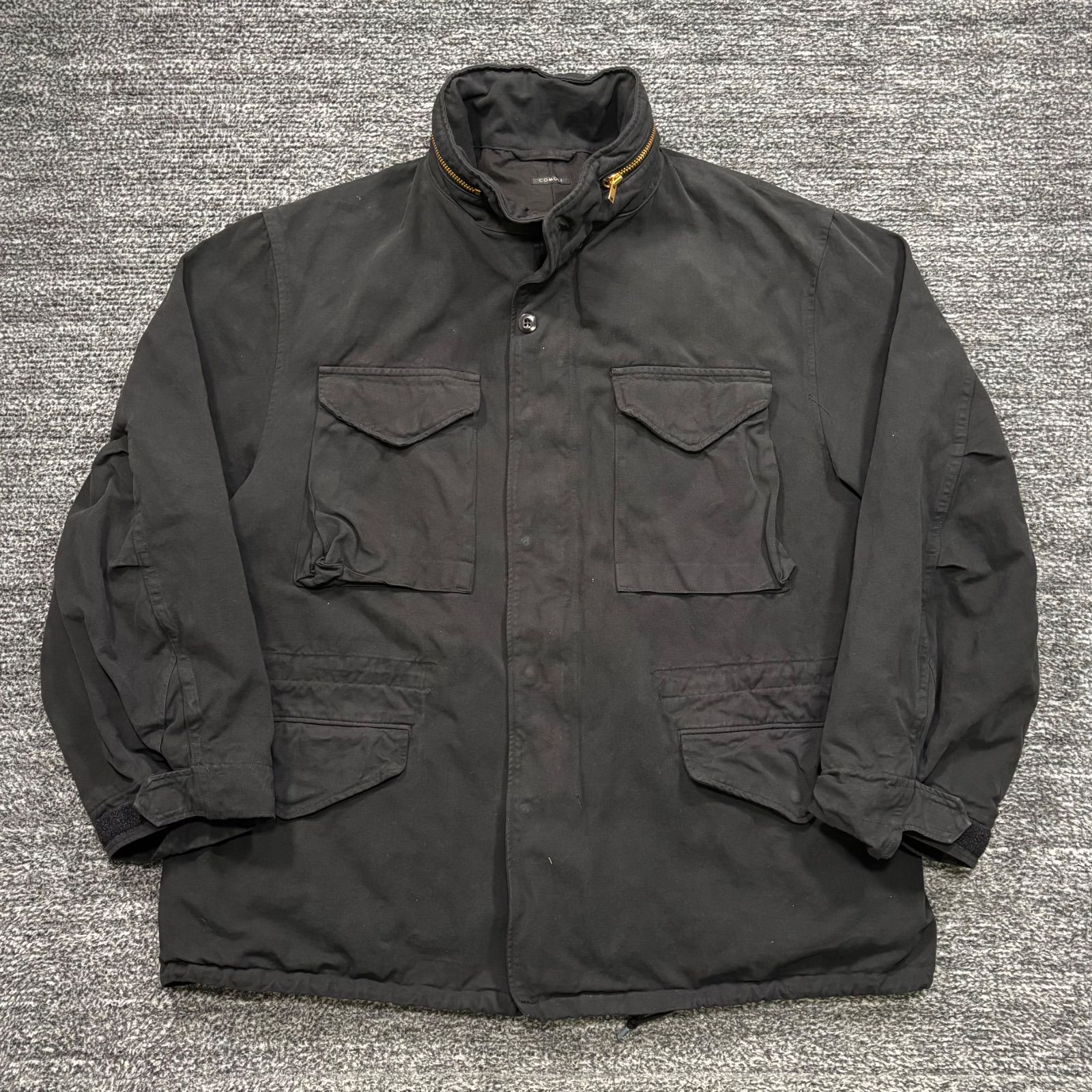 美品 comoli 25aw 製品染めM65ジャケット C03-01026 2 コモリ ブラック