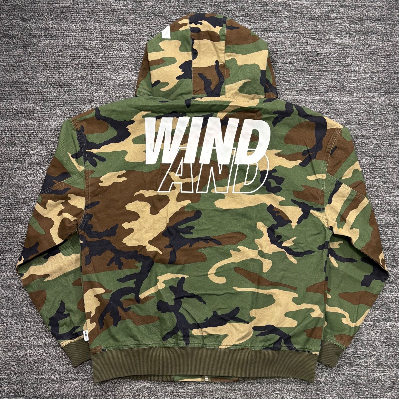 未使用品 WIND AND SEA WDS × SMOOTHY Duck Jacket CAMO L ウィン