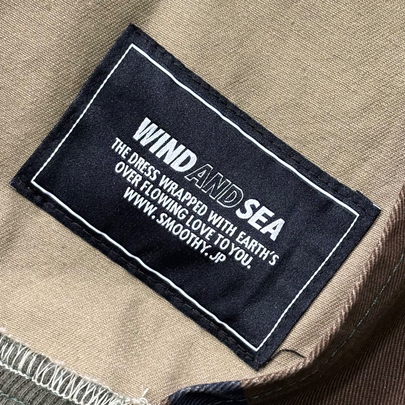 未使用品 WIND AND SEA WDS × SMOOTHY Duck Jacket CAMO L ウィン