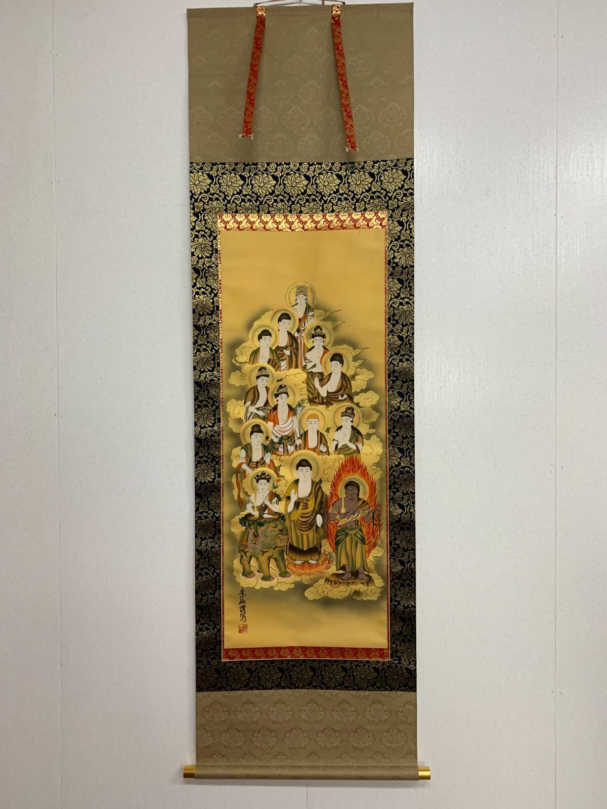 掛け軸】337 福田素仙「十三佛」 #茶掛 #掛軸 #古美術 #骨董 #お値下げ